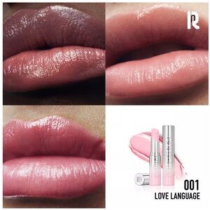 Rabanne Lovebalm Hydrating Lip Balm in Color Love Language (Sheer Pink)